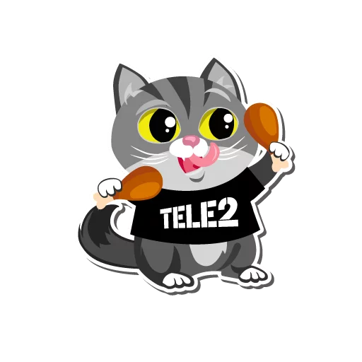 I love Tele2 sticker 👻