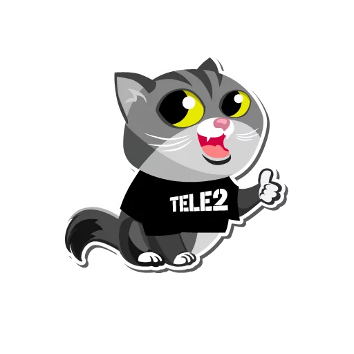 I love Tele2 stiker 👍