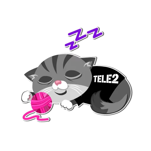I love Tele2 stiker 😴