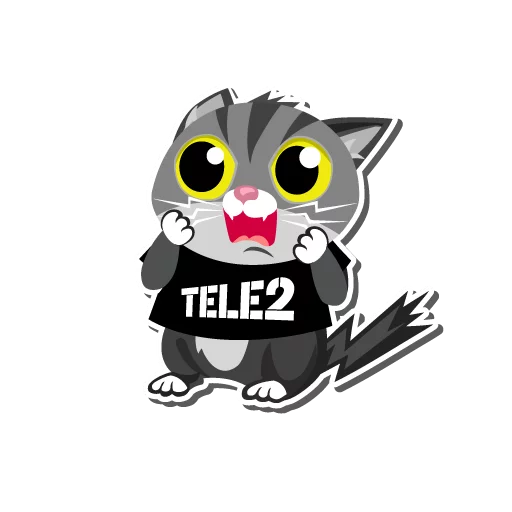 I love Tele2 sticker 🙀
