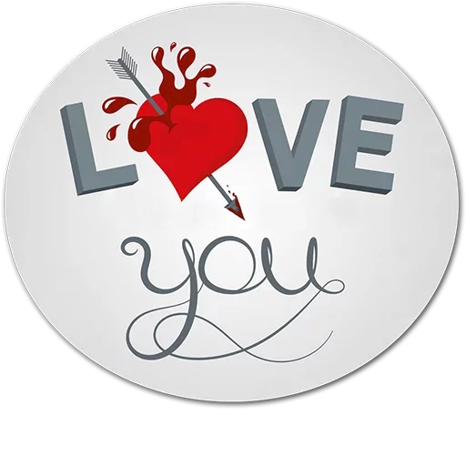 ❤ I love you sticker 😍