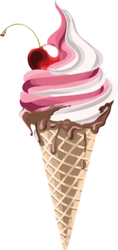 Telegram stiker «Ice Cream» 😜