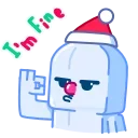 Ice Man emoji 😐