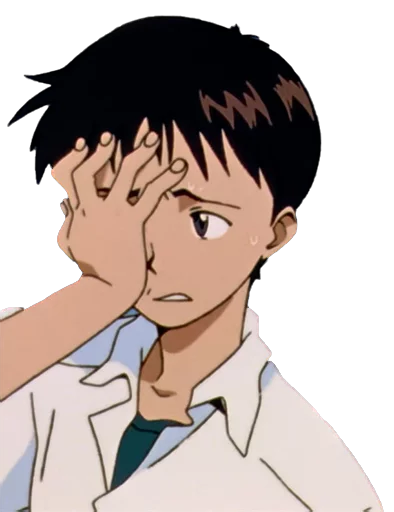 Shinji Ikari emoji 🤦‍♂