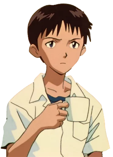 Shinji Ikari emoji 😠