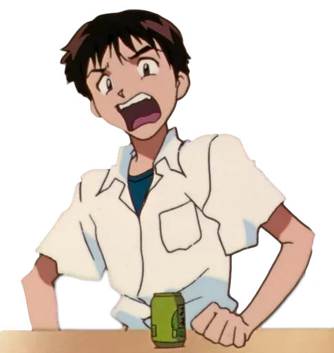 Shinji Ikari emoji 😡