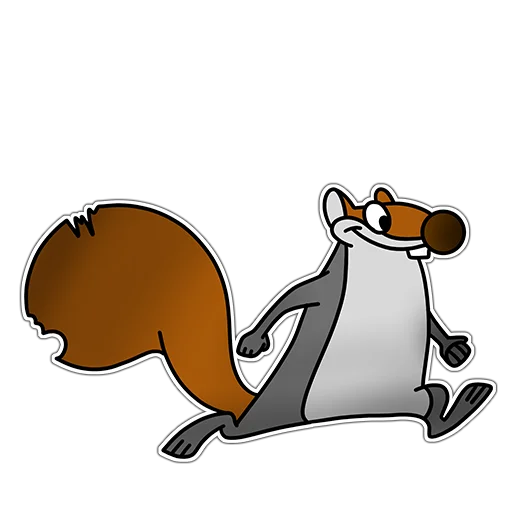 Telegram Sticker «Squirrels» 😎