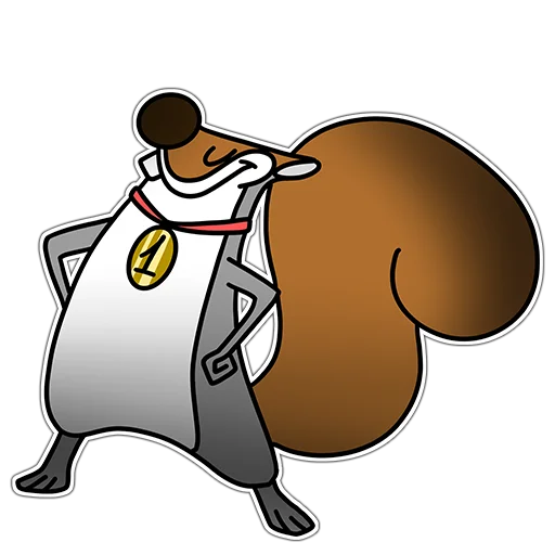 Стикер Telegram «Squirrels» 🥇