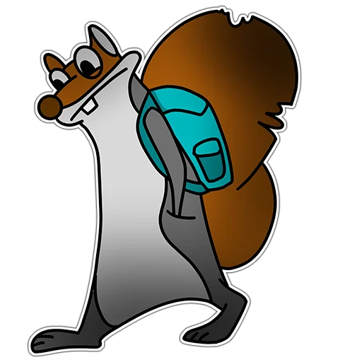 Telegram stiker «Squirrels» 😞