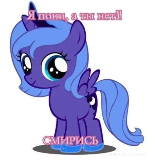 I pony a ti net smiris sticker 😍