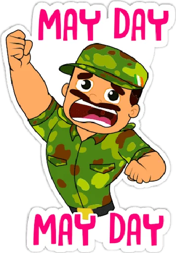 Telegram stiker «Indian Army (#Indian) •» ??