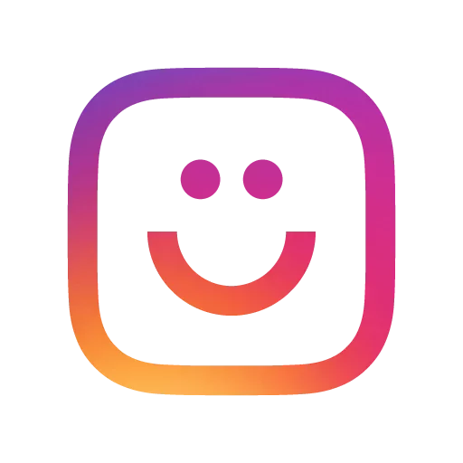 Стикер Telegram « Instagram Emojis» 😄