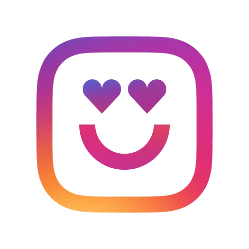 Стикер Telegram « Instagram Emojis» 😍