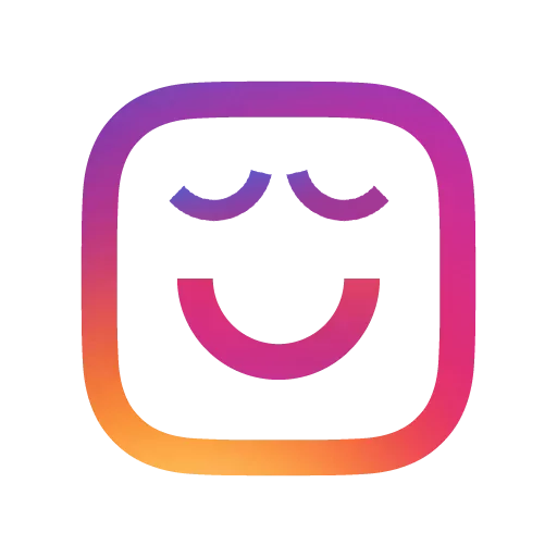 Стикер Telegram « Instagram Emojis» 😌