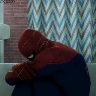Spider Man emoji 😭