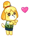 Isabelle emoji 😘