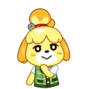 Isabelle emoji 😨