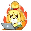 Isabelle emoji 😡