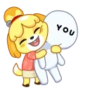 Isabelle emoji 🤗