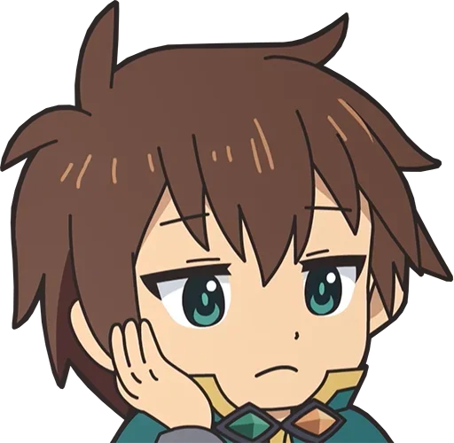 Telegram Sticker «Isekai Quartet» 😒