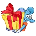 Itchy and Scratchy emoji 🎁