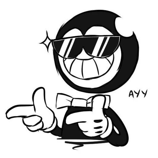 Bendy And The Ink Machine sticker 😎