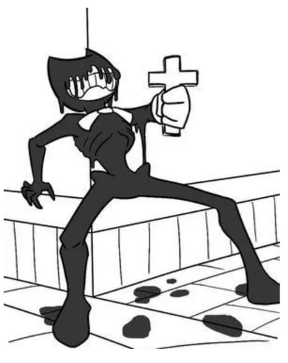 Bendy And The Ink Machine sticker ✝