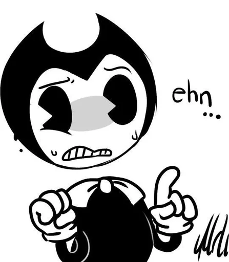 Bendy And The Ink Machine sticker 😐