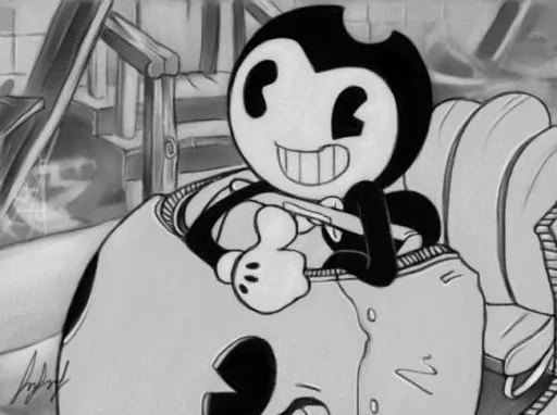 Стікер Bendy And The Ink Machine 👍