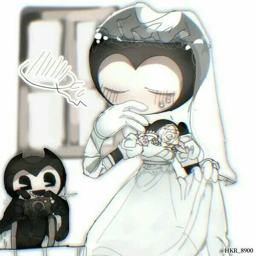 Стікер Bendy And The Ink Machine 👰