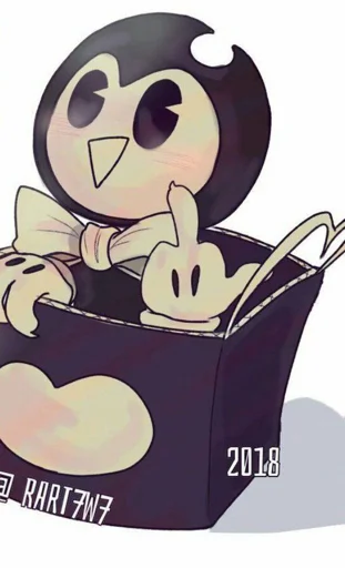 Bendy And The Ink Machine sticker 🖕
