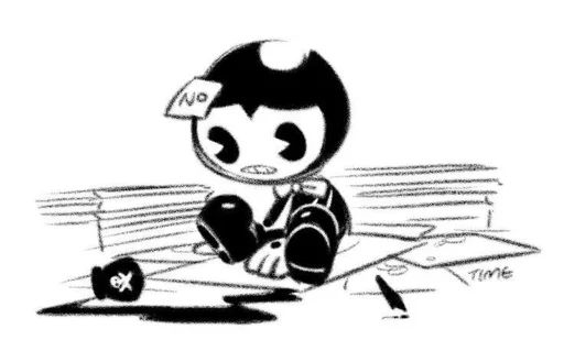 Bendy And The Ink Machine stiker 😟
