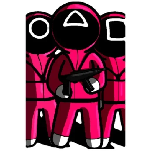 🦑Игра в кальмара 🦑 squid game sticker ⬜️