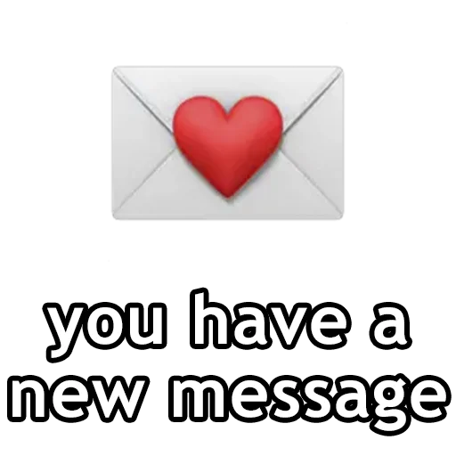 Telegram Sticker «i love you text» 💌