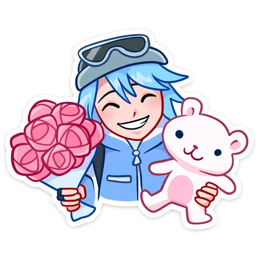 Telegram stiker «Айс» 💐