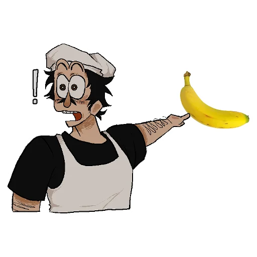 Telegram stiker «бананы!!!?!?!???!?!?» 🍌