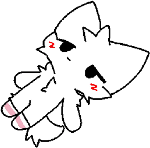 Telegram stiker «Silly cat» 😞