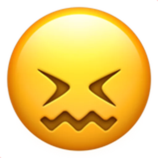 Стікер Emoji  😖