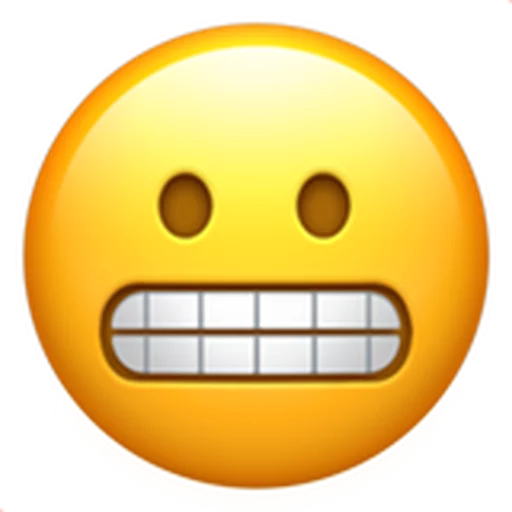 Стікер Emoji  😬