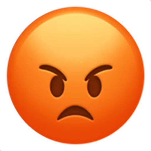 Telegram stiker «Emoji » 😡