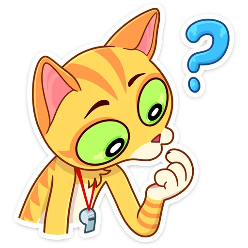 Telegram Sticker «Котик Ирвин» 🤔