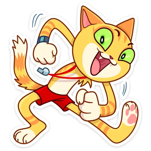 Telegram Sticker «Котик Ирвин» 🕺