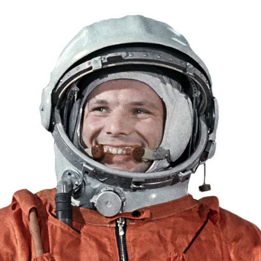 Telegram Sticker «Юрий Гагарин» 👩‍🚀