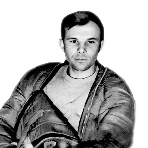 Telegram Sticker «Юрий Гагарин» 😐