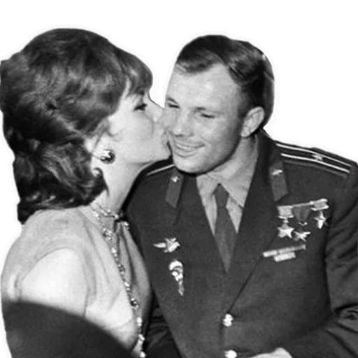 Telegram stiker «Юрий Гагарин» 😊