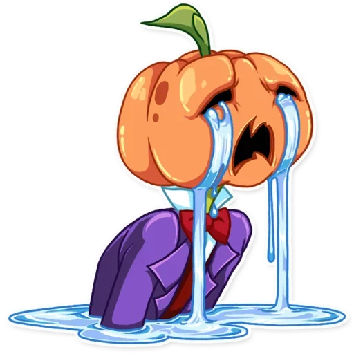 Jack Pumpkin Head sticker 🙄