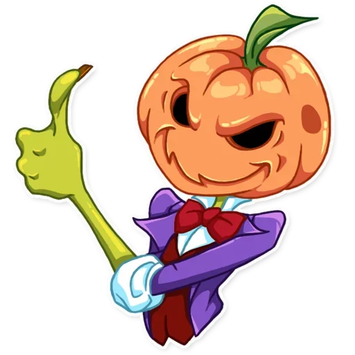 Jack Pumpkin Head sticker 😯