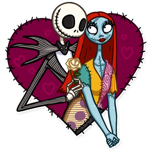The Nightmare Before Christmas stiker 🌹