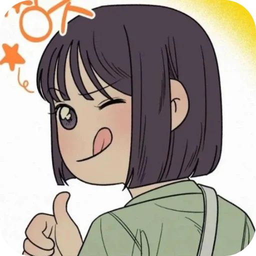 Telegram stiker «Anime» 👍