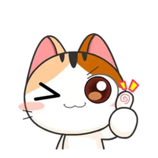 Telegram stiker «Японське Кошеня» 👍